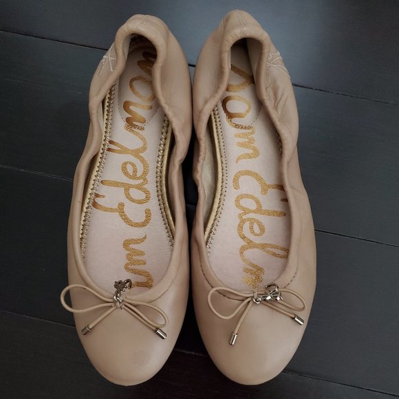 Sam Edelman | Woman's Size 5 | Felicia Ballet Flats | Soft Beige - Picture 4 of 7